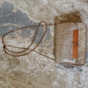 Small cocktail handbag  Tose gold